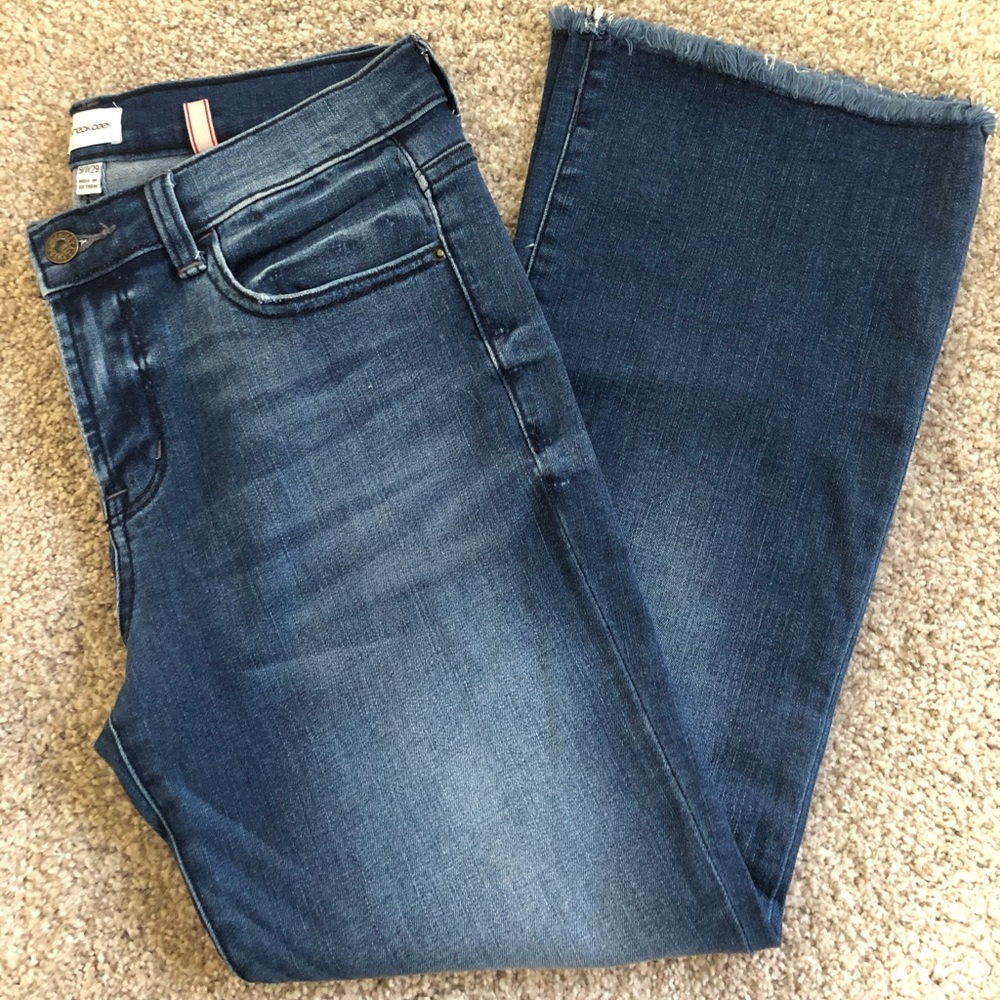 Ankle cut flare jeans